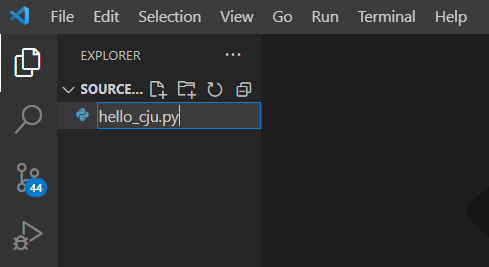 vscode file generation